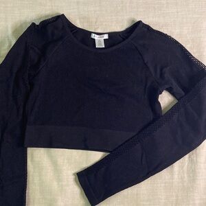 Bozzolo Black Long Sleeve Bodysuit